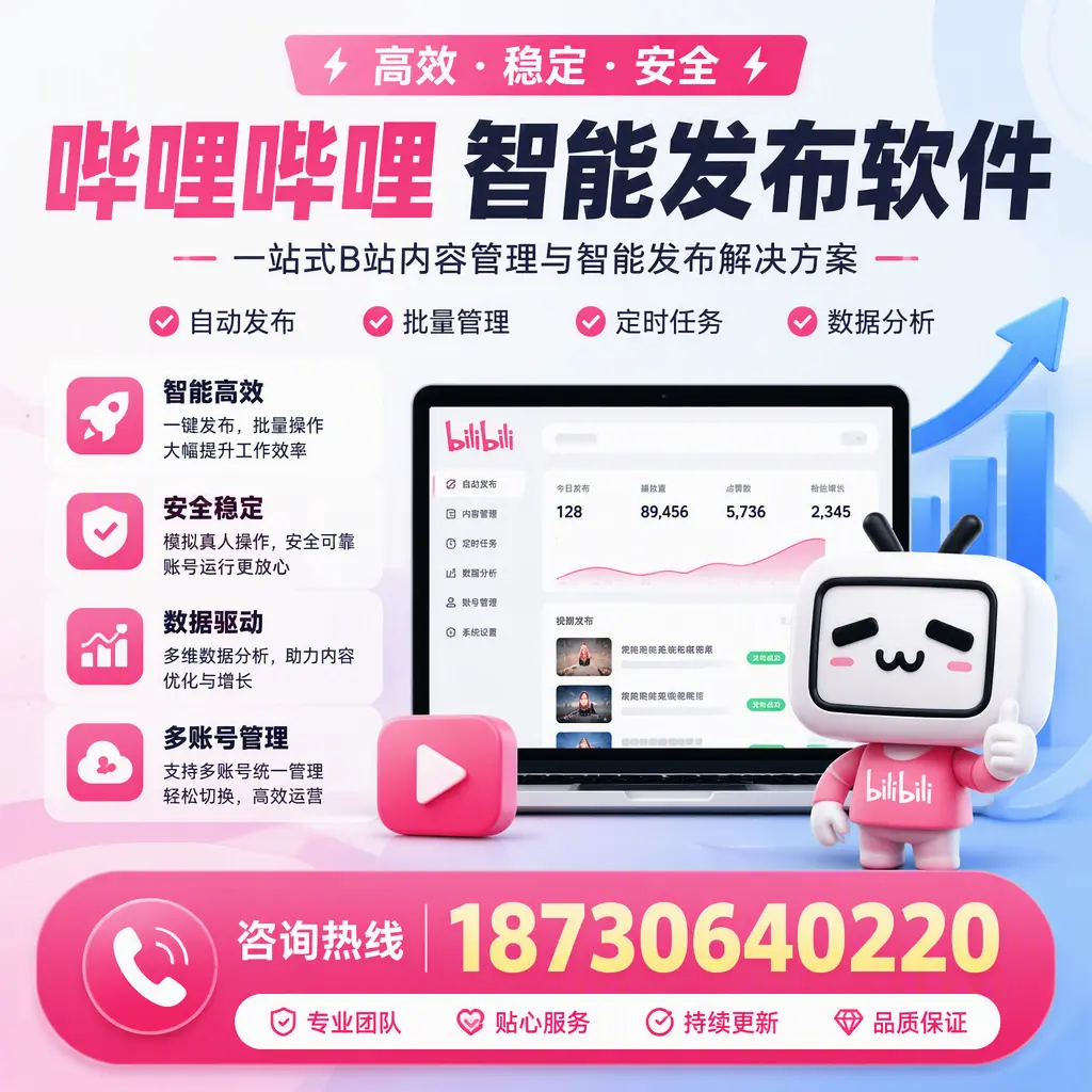 哔哩哔哩智能发布软件适用场景分析：在 北屯 的最佳实践